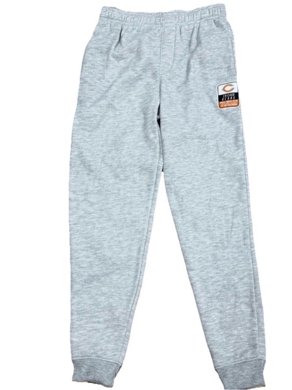 NWOT CHICAGO BEARS Jogger Sweatpants Youth Boys 14-16 GRAY NFL Apparel Logo New